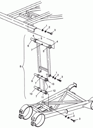 REAR STRUT STABILIZER - S98AE50E (4946394639d003)