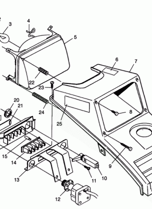 HEADLIGHT Trail Boss W98AA25C (4945314531A013)