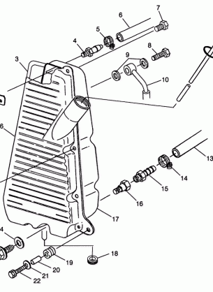 OIL TANK Magnum 2X4 W98AA42A (4945524552A012)