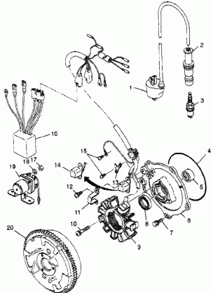 MAGNETO - N98AC42D (4945214521E001)