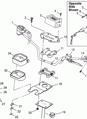 STEERING - HANDLEBAR - S98AC42E (4945214521B007)