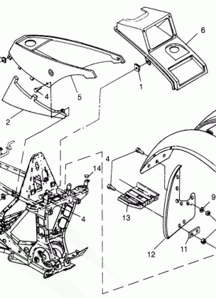 FRONT CAB BIG BOSS 6X6 400L W97AE38A (4940814081A005)