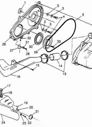 CLUTCH COVER (SPORT) Sport 400L W97BA38C (4940124012C005)