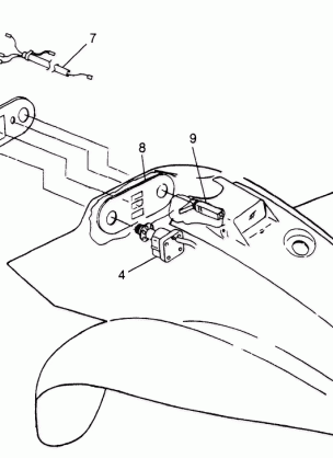 CONTROL PANEL Sport 400L W97BA38C and Trail Blazer W97BA25C (4940124012A008)