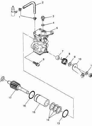 OIL PUMP (BLAZER) Trail Blazer W97BA25C (4940124012D003)