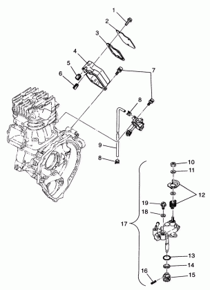 OIL PUMP (SPORT) Sport 400L W97BA38C (4940124012D002)