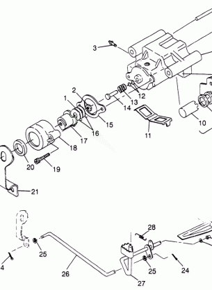 REAR BRAKE Sport 400L W97BA38C and Trail Blazer W97BA25C (4940124012C002)