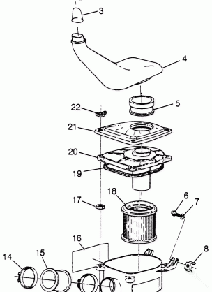 AIR BOX (BLAZER) Trail Blazer W97BA25C (4940124012B002)