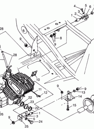 ENGINE MOUNTING (BLAZER) Trail Blazer W97BA25C (4940124012A010)