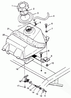 FUEL TANK Scrambler 400L W97BC38C (4939893989A012)