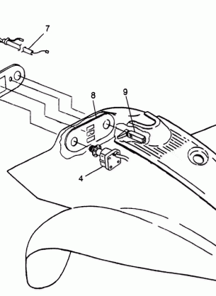 CONTROL PANEL Scrambler 400L W97BC38C (4939893989A008)