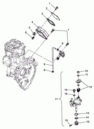 OIL PUMP Scrambler 400L W97BC38C (4939893989D003)