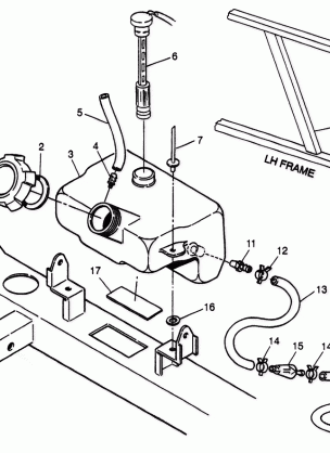 OIL TANK Scrambler 400L W97BC38C (4939893989A013)