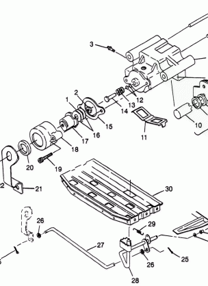 REAR BRAKE Scrambler 400L W97BC38C (4939893989C004)