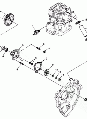 WATER PUMP Scrambler 400L W97BC38C (4939893989D008)