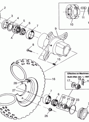 FRONT WHEEL  Scrambler 500 W97BC50A (4943074307B006)