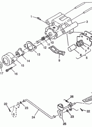 REAR BRAKE XPRESS 300 W97CA28C and  XPRESS 400L W97CA38C (4939603960C010)