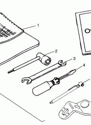 TOOL KIT XPRESS 300 W97CA28C and  XPRESS 400L W97CA38C (4939603960E005)