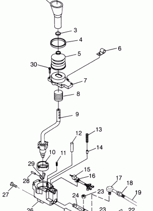 GEAR SELECTOR (300) XPRESS 300 W97CA28C (4939603960C013)