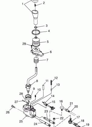 GEAR SELECTOR (400L) XPRESS 400L W97CA38C (4939603960C014)