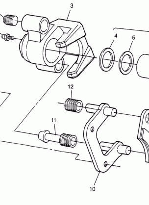 MIDDLE AXLE BRAKE BIG BOSS 6X6 400L W97AE38A (4940814081C001)