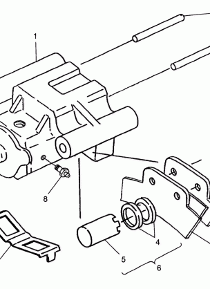 REAR BRAKE BIG BOSS 6X6 400L W97AE38A (4940814081C011)