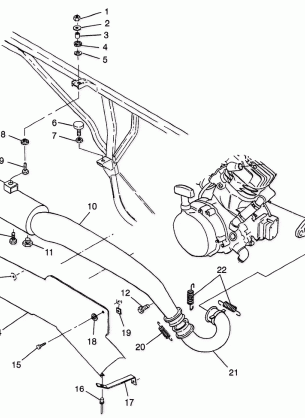 EXHAUST SYSTEM BIG BOSS 6X6 400L W97AE38A (4940814081A012)