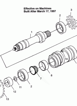 CENTER TIGHTENER Magnum 4X4 W97AC42A Swedish Magnum 4X4 S97AC42E and Norwe (4940834083B14A)