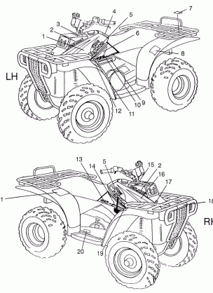 DECALS Magnum 4X4 W97AC42A Swedish Magnum 4X4 S97AC42E and Norwegian Magnu (4940834083A008)