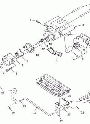 REAR BRAKE Magnum 4X4 W97AC42A Swedish Magnum 4X4 S97AC42E and Norwegian M (4940834083C005)