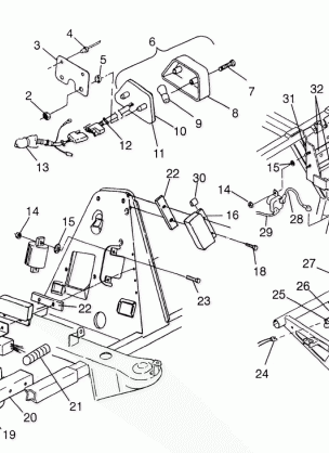 ELECTRICAL / TAILLIGHT Magnum 4X4 W97AC42A  Swedish Magnum 4X4 S97AC42E and (4940834083C008)