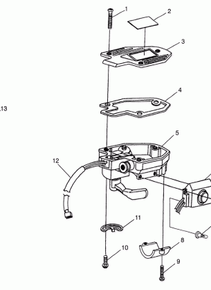 CONTROLS - THROTTLE ASM. / CABLE Magnum 6X6 W97AE42A and Swedish Magnum 6X6 S (4940754075C001)