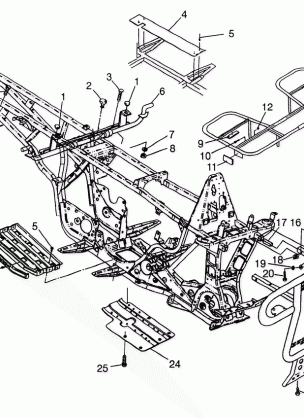 BUMPER / RACK MOUNTING - W97AE42A (4940754075A007)