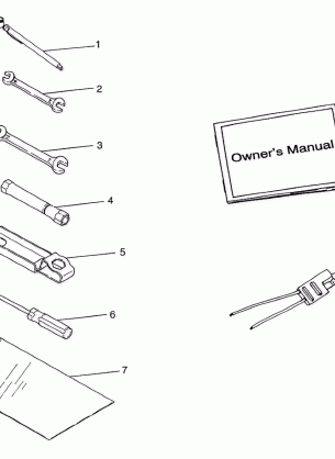 TOOL KIT  Magnum 6X6 W97AE42A and Swedish Magnum 6X6 S97AE42E (4940754075E007)