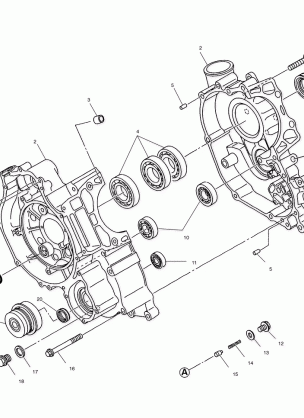 CRANKCASE - W97CH50A (4939993999D005)