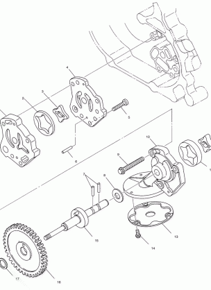 OIL PUMP - W97CH50A (4939993999D012)