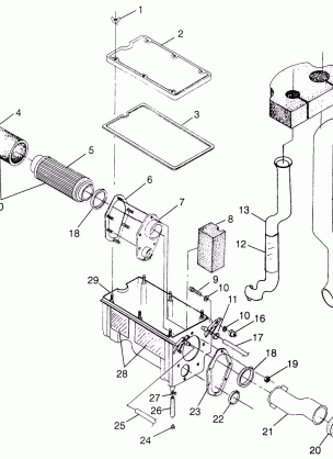 AIR BOX  SPORTSMAN 500 W97CH50A (4939993999B002)