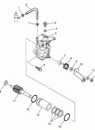 OIL PUMP Trail Boss W97AA25C (4940574057C012)