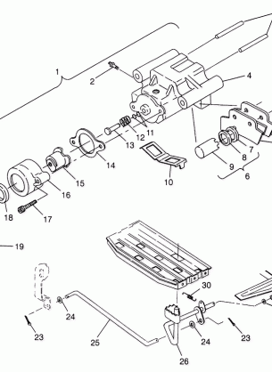 REAR BRAKE Trail Boss W97AA25C (4940574057B014)