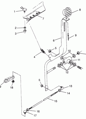 SHIFT LINKAGE Trail Boss W97AA25C (4940574057C005)