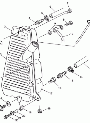 OIL TANK Magnum 2X4 W97AA42A (4940704070A012)