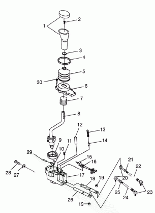 GEAR SELECTOR Sportsman 400L W97AC38C (4939673967C013)