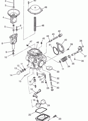 CARBURETOR Magnum 4X4 W97AC42A Swedish Magnum 4X4 S97AC42E and Norwegian M (4940834083D007)