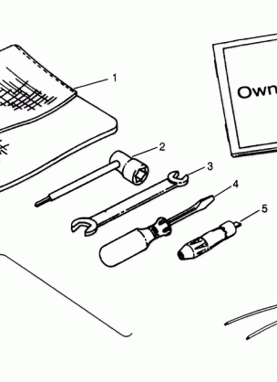 TOOL KIT 6X6 400L - W968740 and  6X6 400L Norwegian - N968740 (4935963596D004)