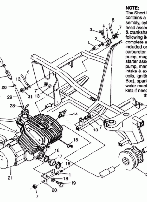 ENGINE MOUNTING Trail Boss W968527 (4935883588A009)