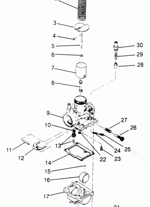 CARBURETOR Trail Boss W968527 (4935883588C013)