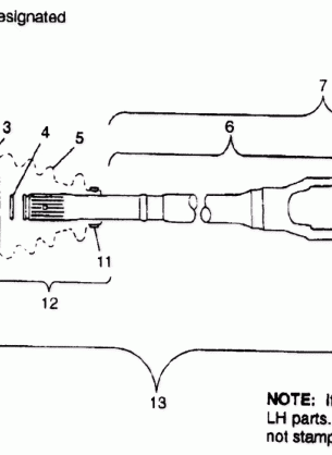 CV JOINT - BTB Magnum 6X6 W968744 and Swedish Magnum 6X6 S968744 (4936073607B006)