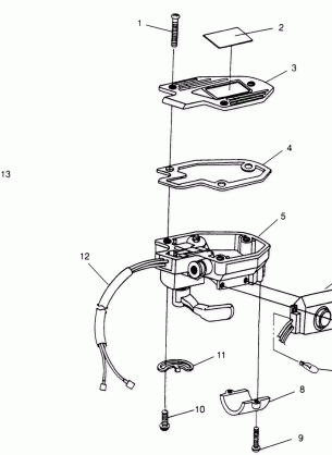 CONTROLS - THROTTLE ASM. / CABLE XPLORER 300 W969130 (4935903590B008)