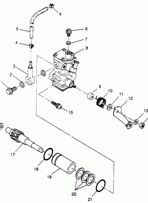 OIL PUMP (300) XPRESS 300 W969530 (4935923592D009)