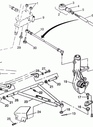 A-ARM / STRUT MOUNTING Magnum 4x4 W968144 and  Swedish Magnum 4x4 S968144 (4936053605B009)